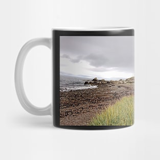 Dunure Castle and Beach, Scotland Mug
